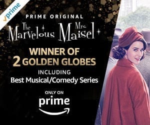 The Marvelous Mrs. Maisel, winner of two 2018 Golden Globes Awards