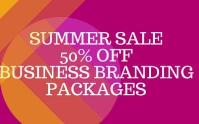 Summer Sale 50% off Business Branding Packages