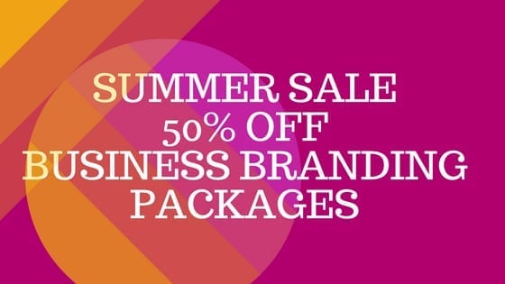 Summer Sale 50% off Business Branding Packages